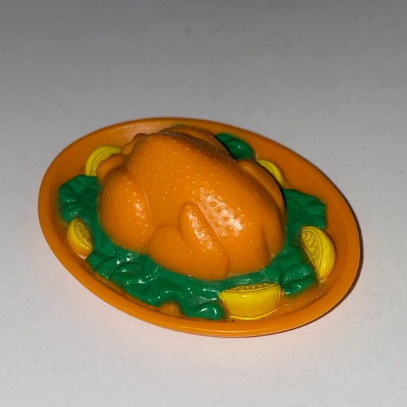 Barbie Brown Oval Platter Dish Turkey With Trimmings Kids Accessory Toy - Picture 5 of 7
